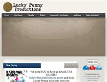 Tablet Screenshot of luckypennynapa.com